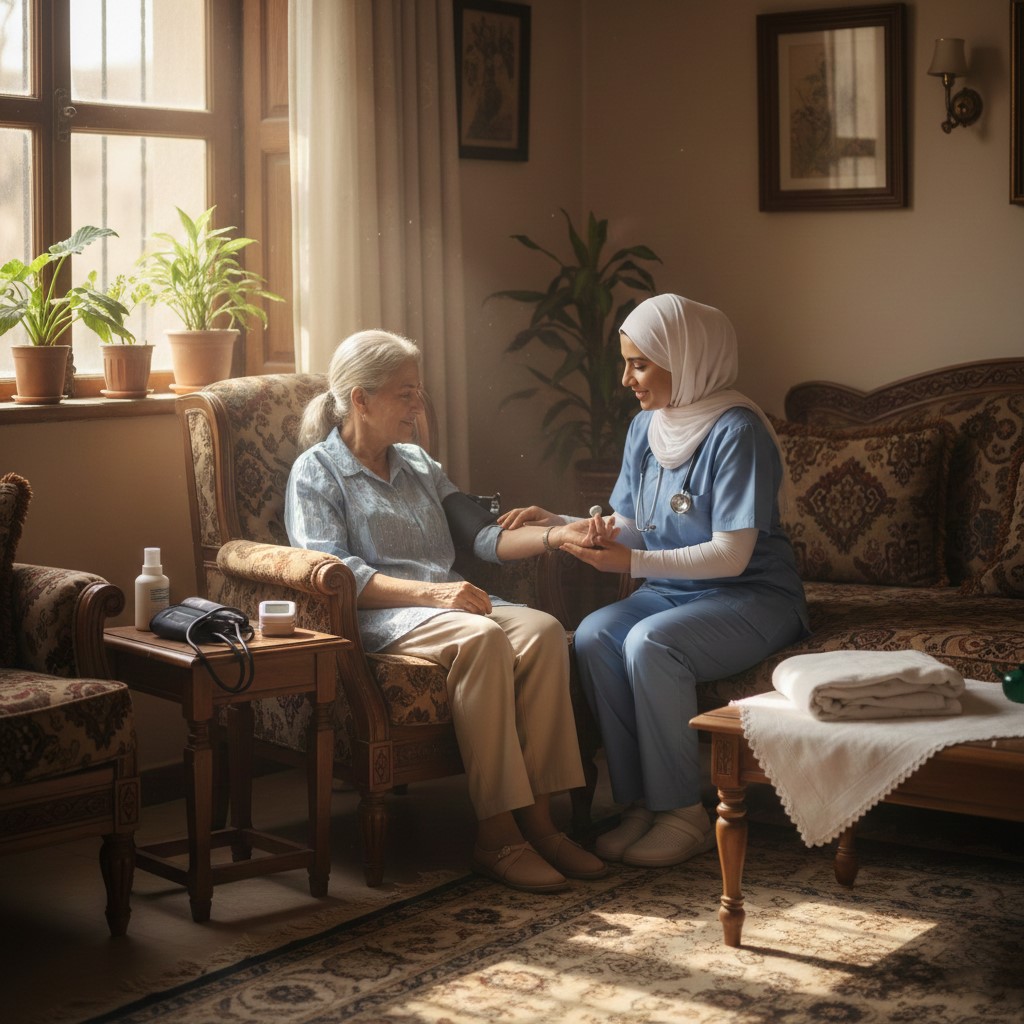 تمريض منزلي المنصورة